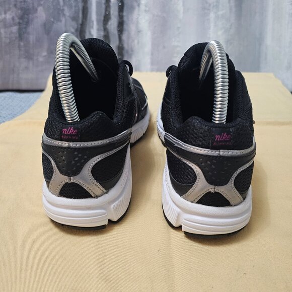 NIKE DART 7 Women’s Running Shoes | Black Pink & Silver Size 6 - Picture 5 of 7